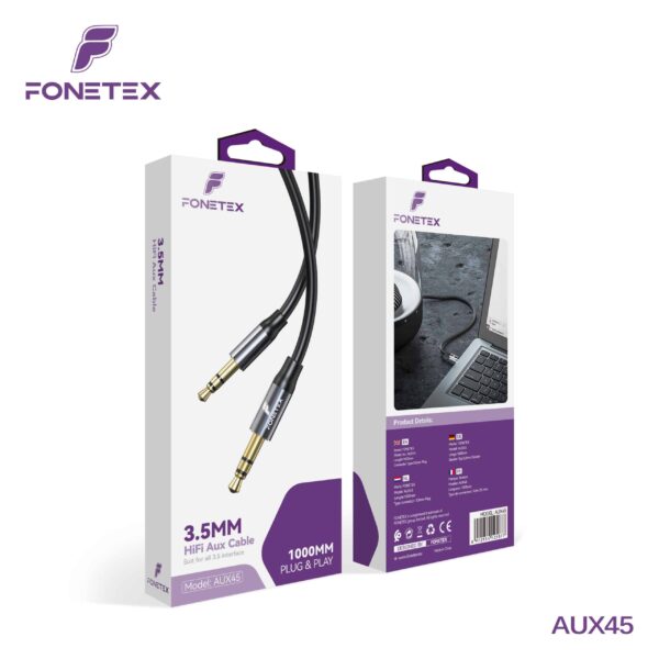 AUX Kabel 3.5mm HiFi 1Meter AUX45
