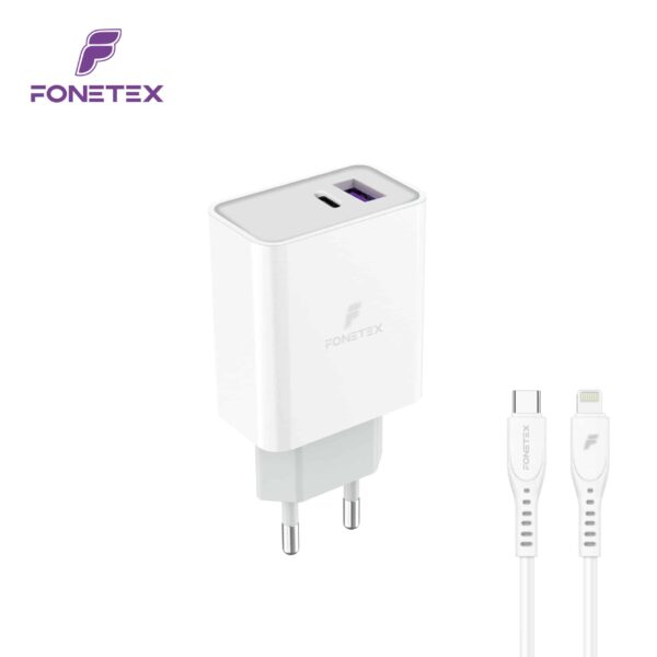 Quick Charger 20W (incl. USB-C naar 8-pin kabel) FT-C208
