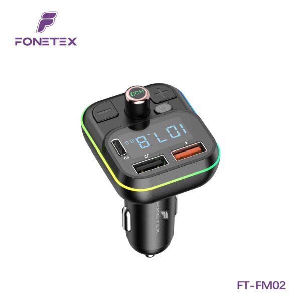 FoneTex FM Transmitter + Fast Charger – FT-FM02