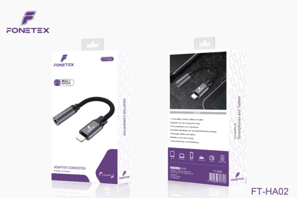 8-Pin naar Audiojack 3.5mm Converter Adapter – FT-HA02
